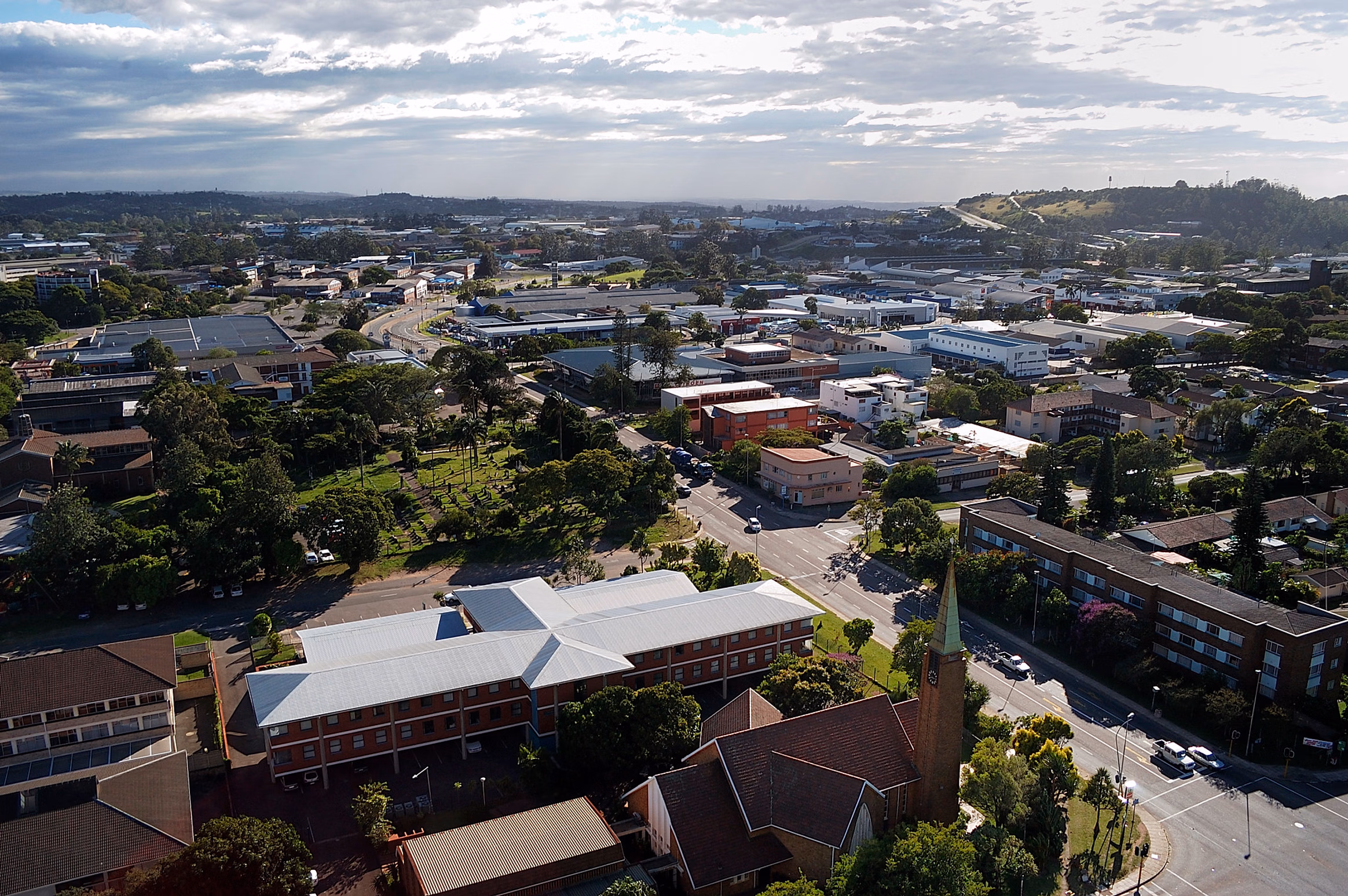 Stunning city views can be found from vantage points in Pinetown