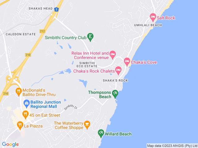 Google map for 2 Bedroom Apartment For Sale in Pinelands