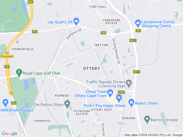 Google map for 2 Bedroom Apartment To Let in Ottery