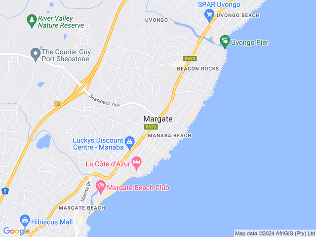 Google map for 3 Bedroom House For Sale in Margate