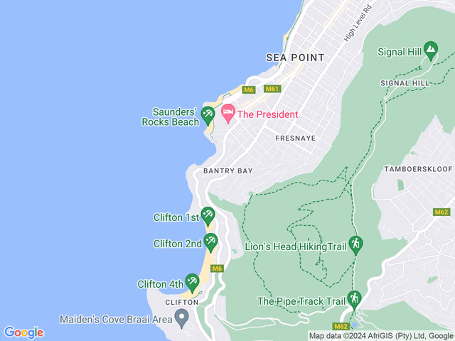 Google map for 800m² Building For Sale in Bantry Bay