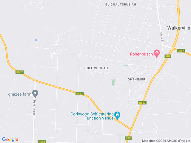 Google map for 2 Bedroom House To Let in Glenashley