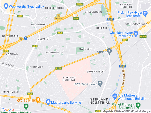Google map for Apartment Block in Constantia