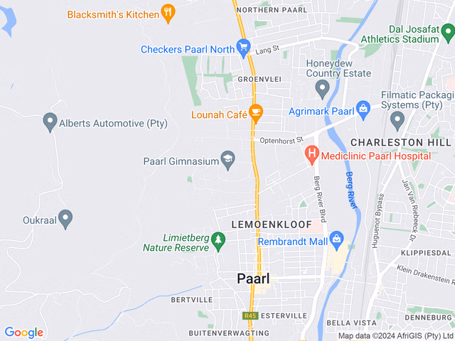 Google map for 2 Bedroom Apartment For Sale in Newlands