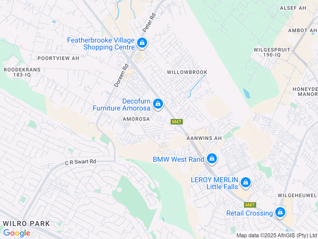 Google map for 3 Bedroom House For Sale in Amorosa