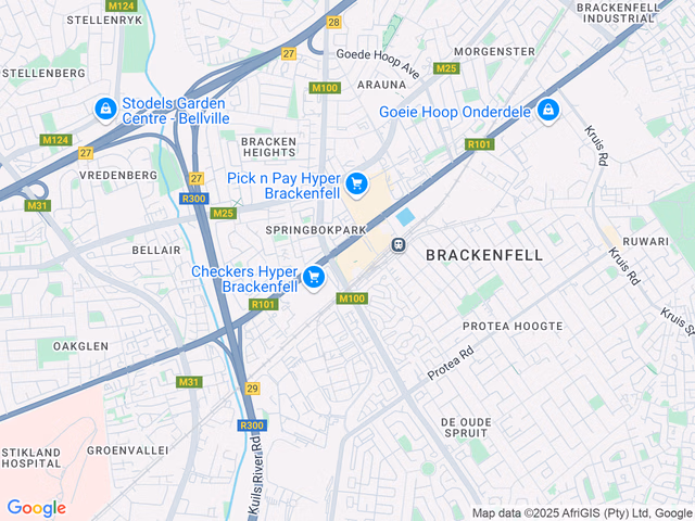 Google map for 2 Bedroom House For Sale in Mandela Park 2