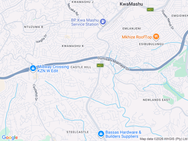 Google map for 1 Bedroom House For Sale in Newlands West