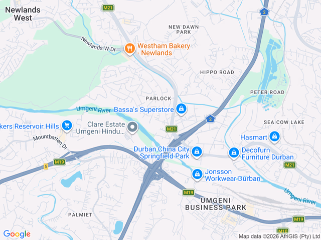 Google map for 5 Bedroom House For Sale in Parlock