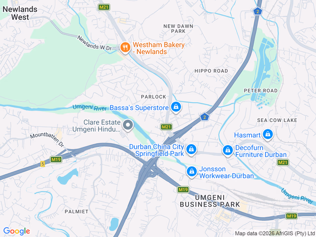 Google map for 1 Bedroom House For Sale in Parlock