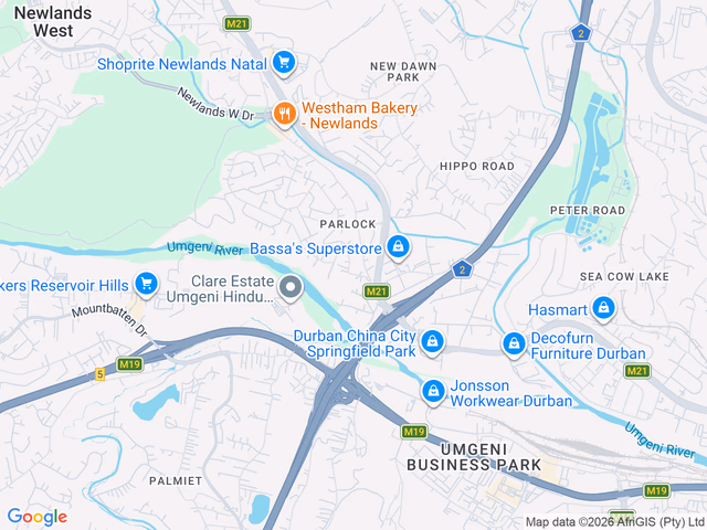 Google map for 1 Bedroom House For Sale in Parlock