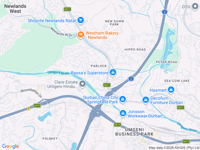 Google map for 1 Bedroom House For Sale in Parlock