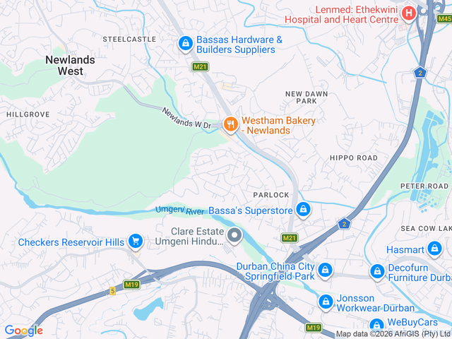 Google map for 1 Bedroom House For Sale in Parlock