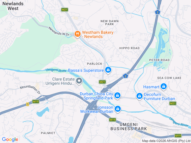 Google map for 1 Bedroom House For Sale in Parlock