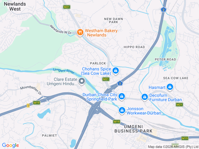 Google map for 1,500m² Business For Sale in Parlock