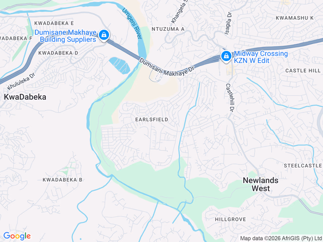 Google map for 3 Bedroom House For Sale in Westrich