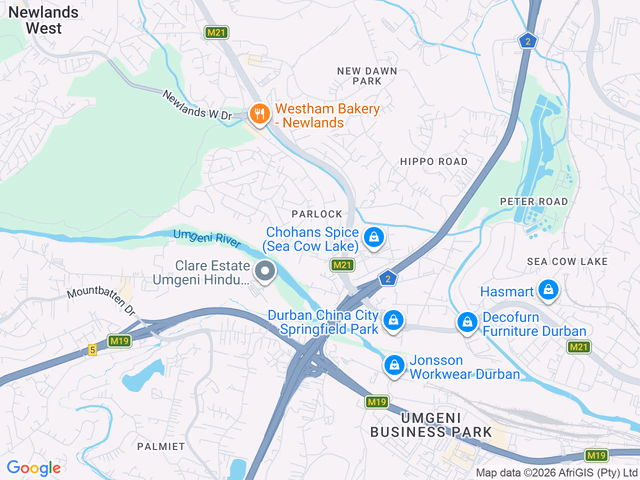 Google map for 3 Bedroom House For Sale in Parlock