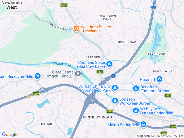 Google map for 1 Bedroom House For Sale in Parlock