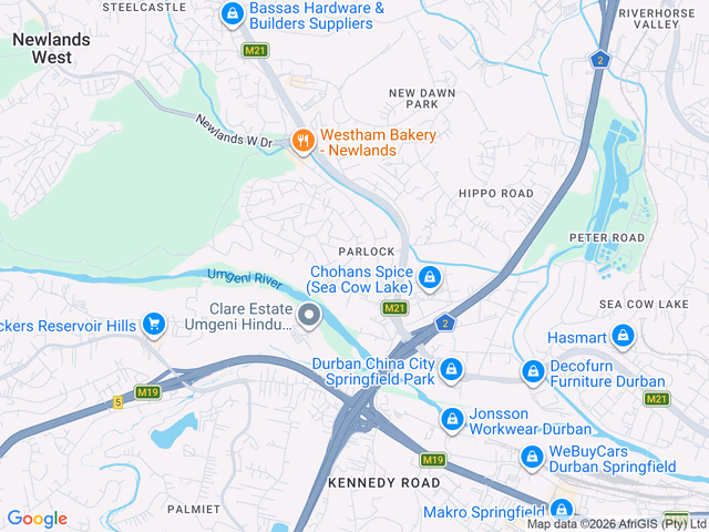 Google map for 1 Bedroom House For Sale in Parlock