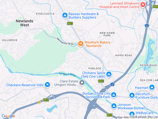 Google map for 5 Bedroom House For Sale in Parlock