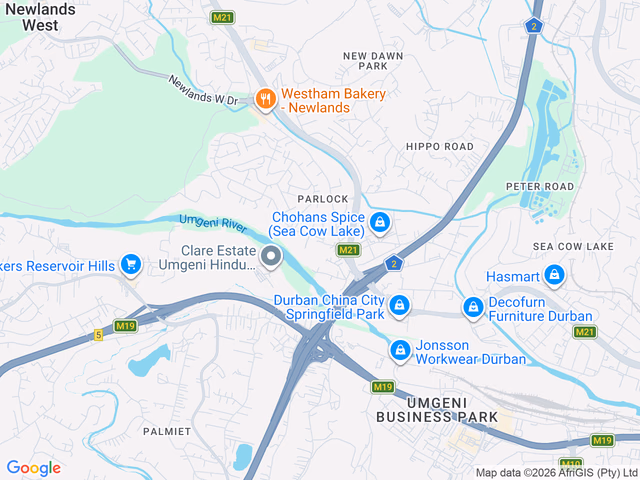 Google map for 1 Bedroom House For Sale in Parlock