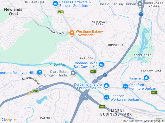 Google map for 3 Bedroom House For Sale in Parlock