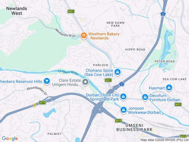 Google map for 1 Bedroom House For Sale in Parlock