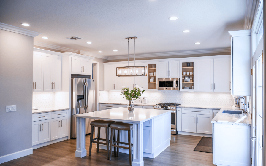 Modern White Kitchen